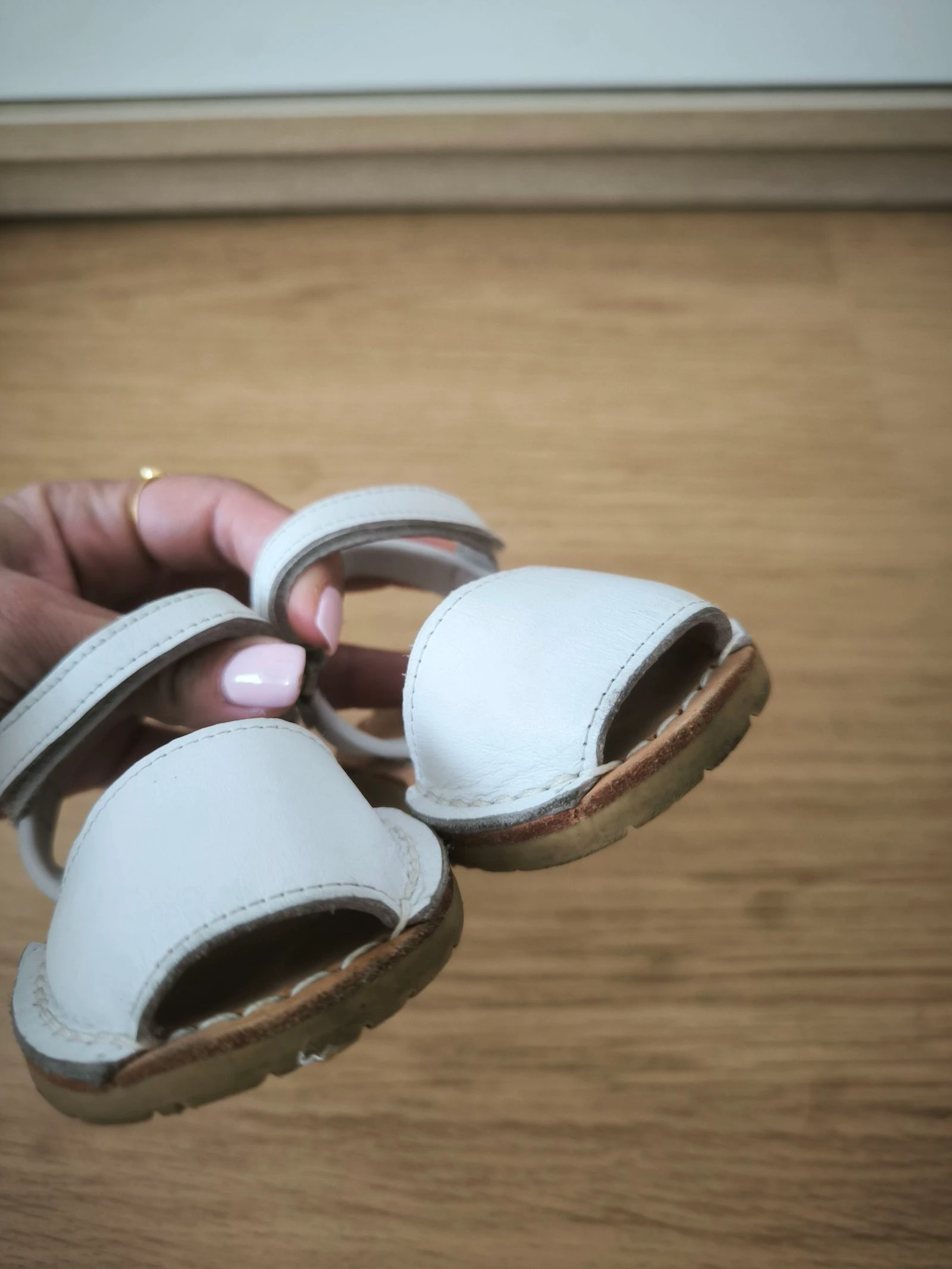 Witte babysandalen – photo 2
